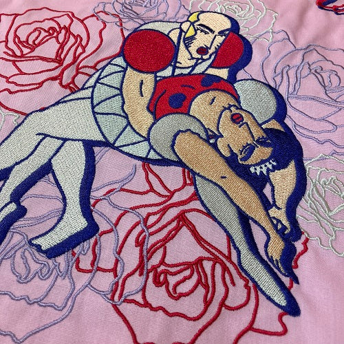 刺繍巾着 マカオとジョマ KY3953RX