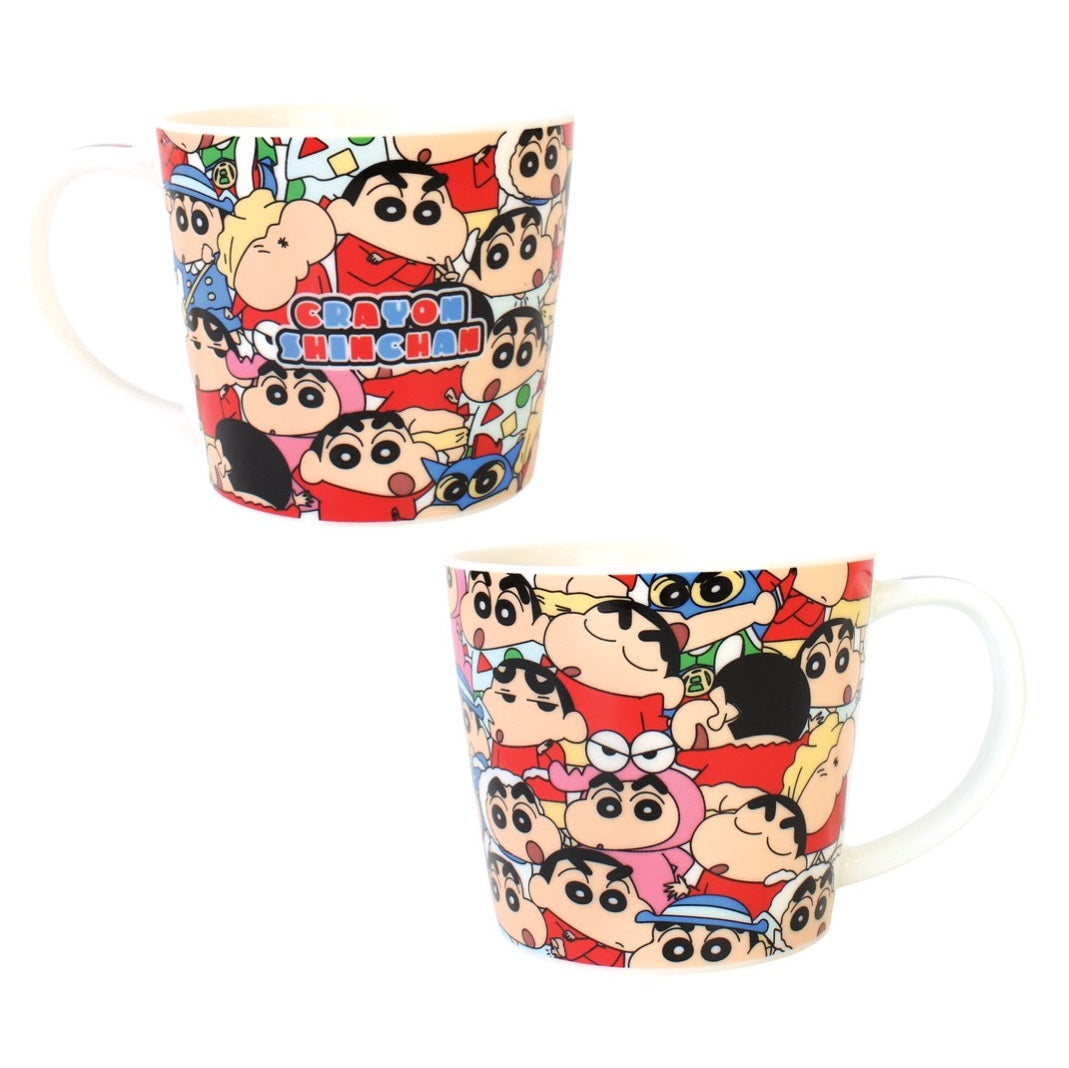 マグカップ ぎゅうぎゅう いつものしんちゃん/変身しんちゃん