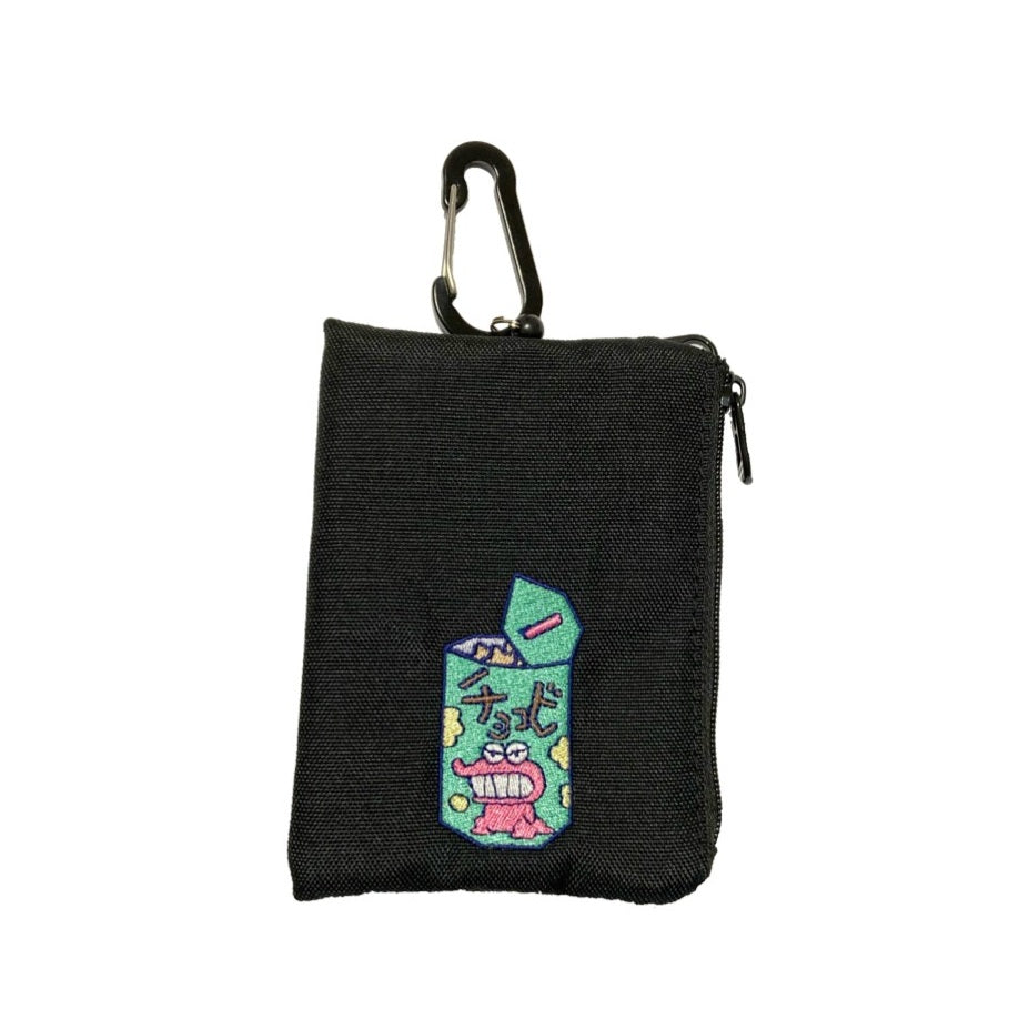 リールパスケース ブラック しんのすけ/チョコビ