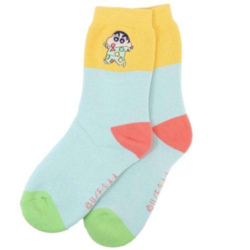 刺繍パイル靴下 パジャマしんちゃん/ぶりぶりざえもん