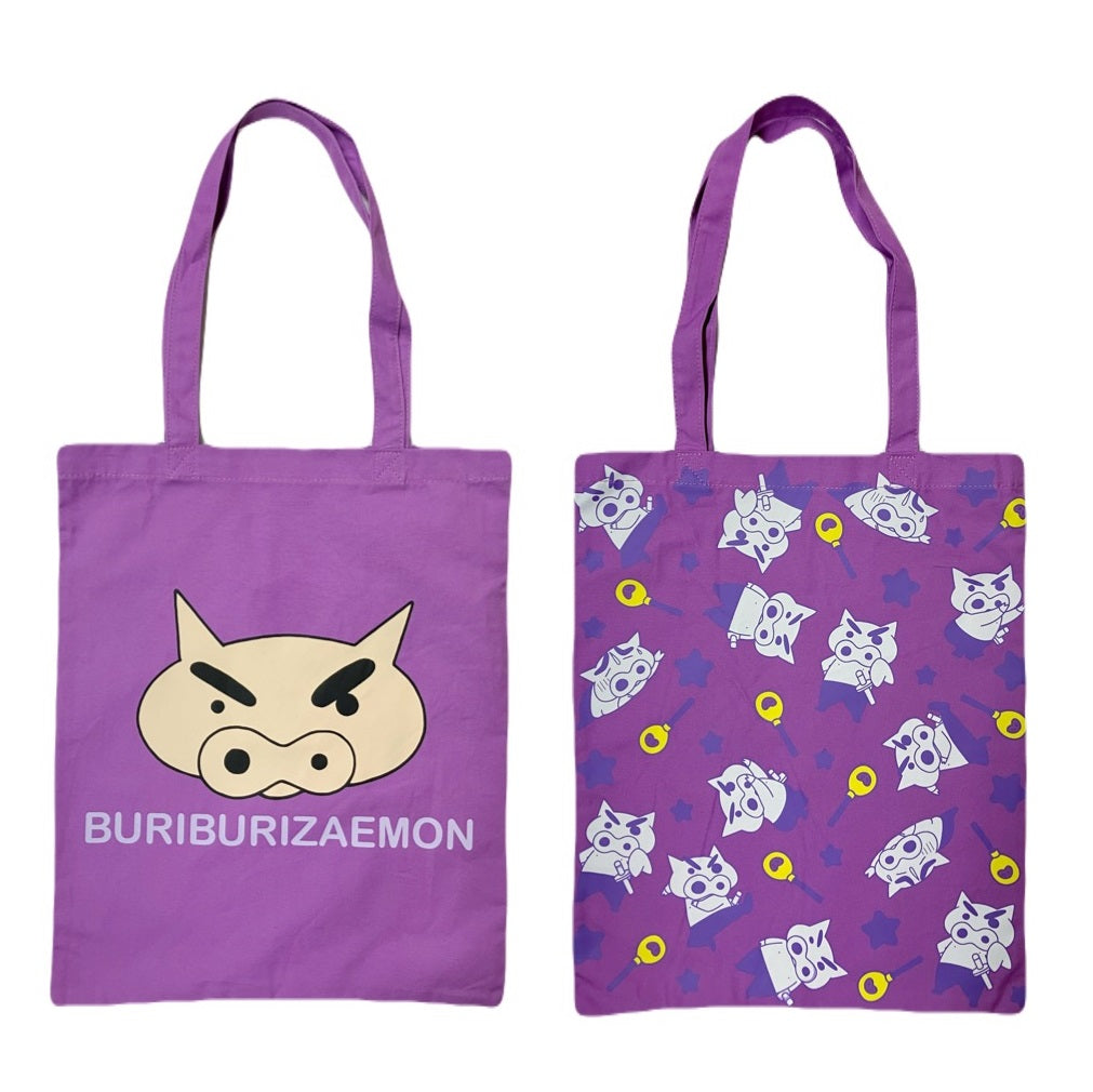 トートバッグ 総柄 しんのすけ/シロ/ぶりぶりざえもん