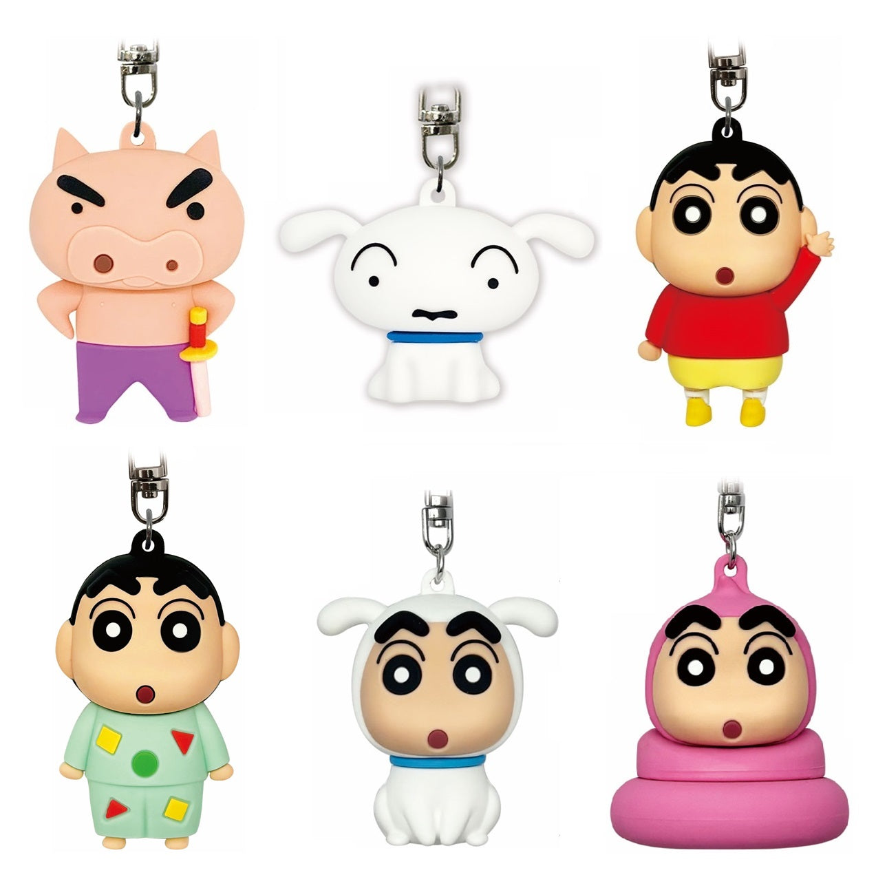 クレヨンしんちゃん キーホルダー 立体キーホルダー 全6種 – クレヨンしんちゃん公式オンライン