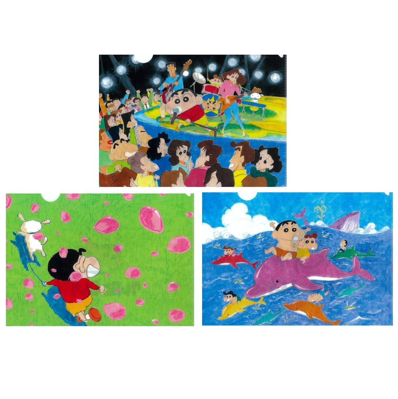 A4クリアファイル ライブ/花吹雪/イルカ