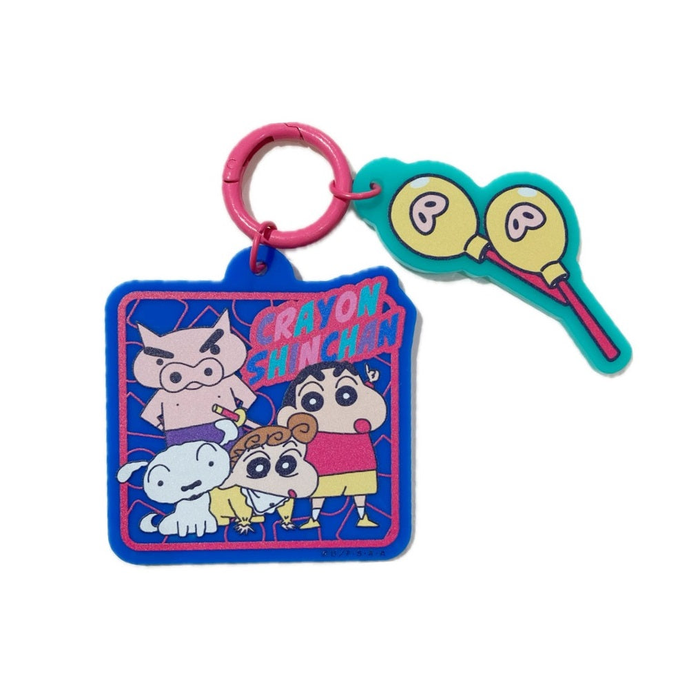 カラーアクリルキーホルダー 集合/しんのすけ&ぶりぶりざえもん