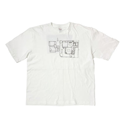 Tシャツ 間取り図 Lサイズ KY2857RX