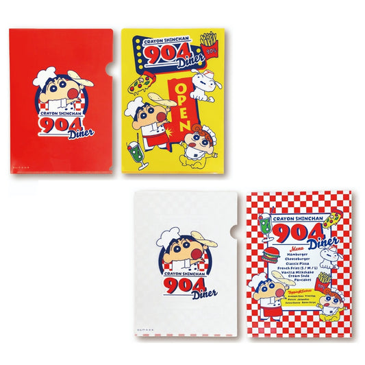 ダイナーシリーズ A4クリアファイル オープン／メニュー