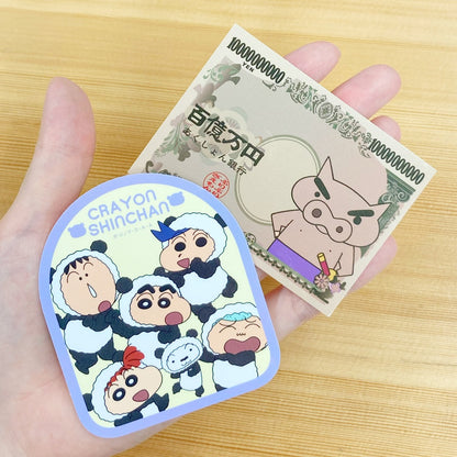 キャラクターステッカー おねむ／パンダ／リアルおままごと／アクション銀行／おパンツ