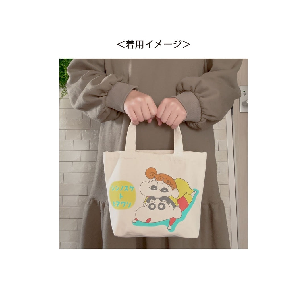 マチバッグ 4しんちゃん／4ぶりぶりざえもん／おひるね／しんちゃんとひまわり