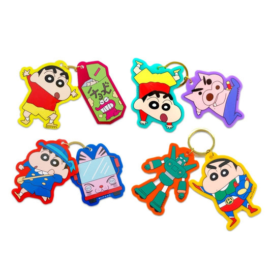 カラーアクリルキーホルダー チョコビ／ぶりぶりざえもん／幼稚園バス／カンタム・ロボ