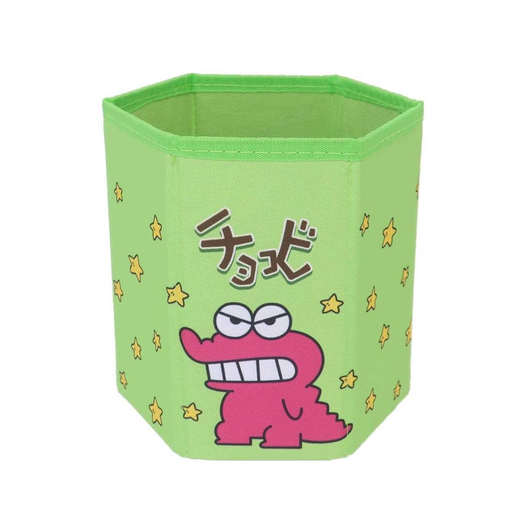 チョコビ折りたたみ収納BOX グリーン／ピンク