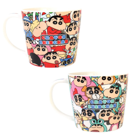 マグカップ ぎゅうぎゅう いつものしんちゃん／変身しんちゃん