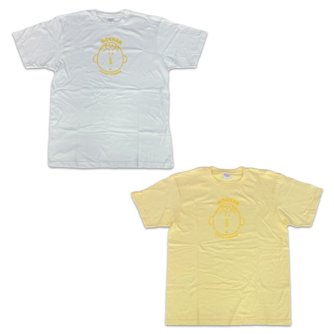 Tシャツ ボーちゃん 鼻水 WH／YE (L・XL) – クレヨンしんちゃん公式