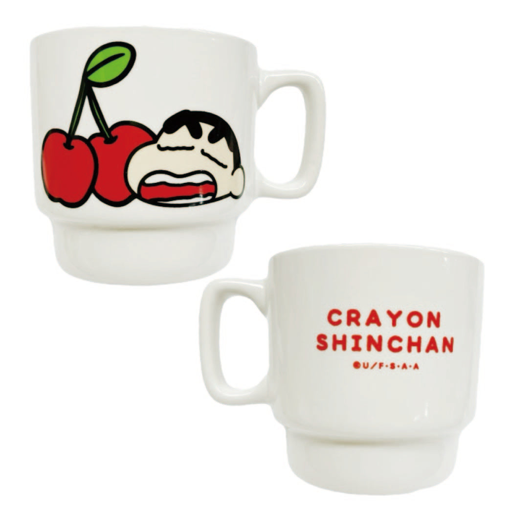 クレヨンしんちゃん KRAYON SHINCHAN マグカップ 2点（同柄） ＋ ペアマグカップ 展示未使用品