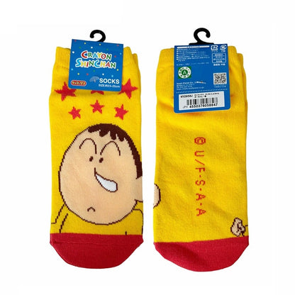 靴下 星 しんのすけ／風間くん／ネネちゃん／ボーちゃん／マサオくん