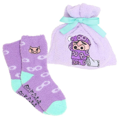 もこもこ靴下in巾着 ぶりぶりざえもん