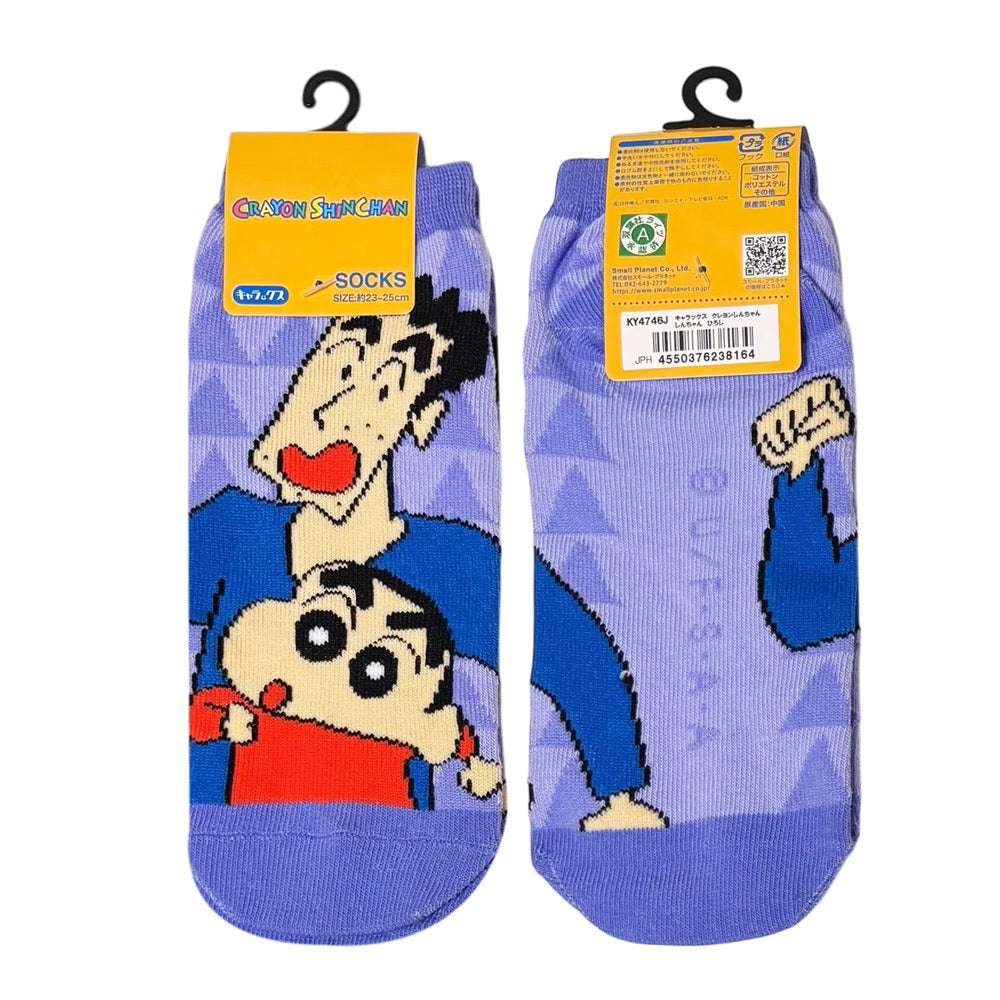 靴下 しんちゃん ひろし／ひまわり／ぶりぶりざえもん／アクション仮面