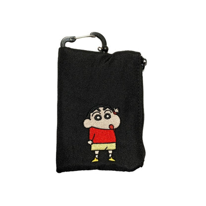 リールパスケース ブラック しんのすけ／チョコビ