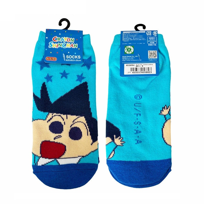 靴下 星 しんのすけ／風間くん／ネネちゃん／ボーちゃん／マサオくん