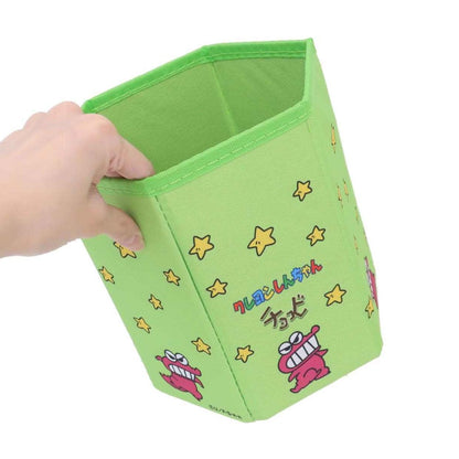 チョコビ折りたたみ収納BOX グリーン／ピンク