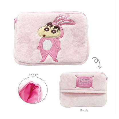 ミニティッシュポーチ ウサギ／ネコ／ハチ／カエル／パンダ／ムササビ