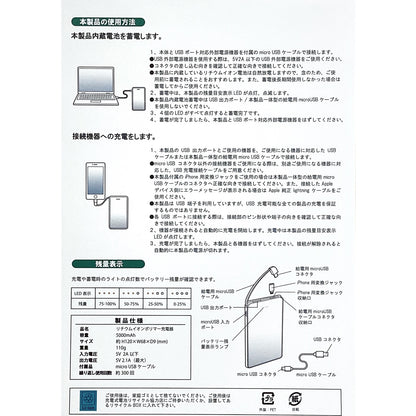 モバイルバッテリー 自己紹介 KY3546RX