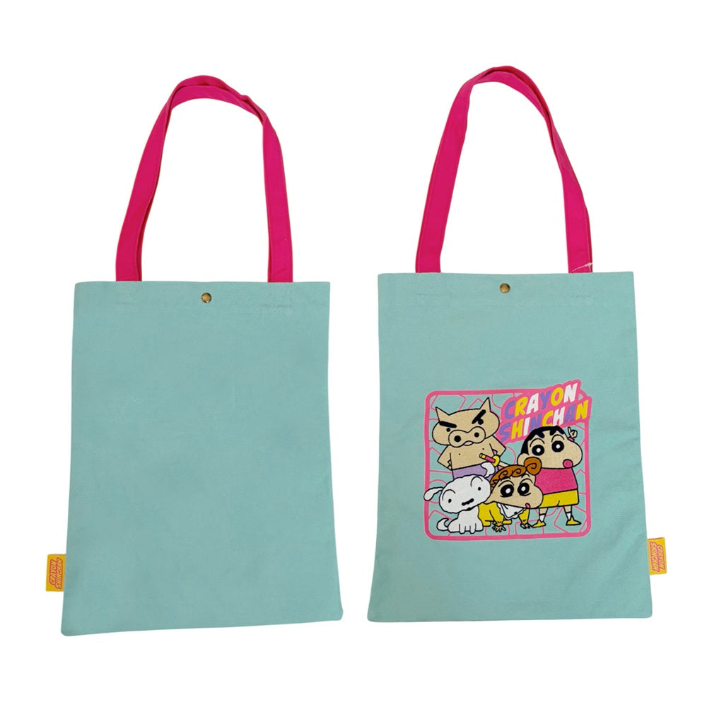 刺繍トート 集合／しんちゃん＆ぶりぶりざえもん – クレヨンしんちゃん