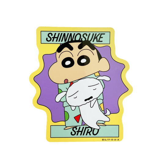 アウトドアステッカー しんのすけ＆シロ