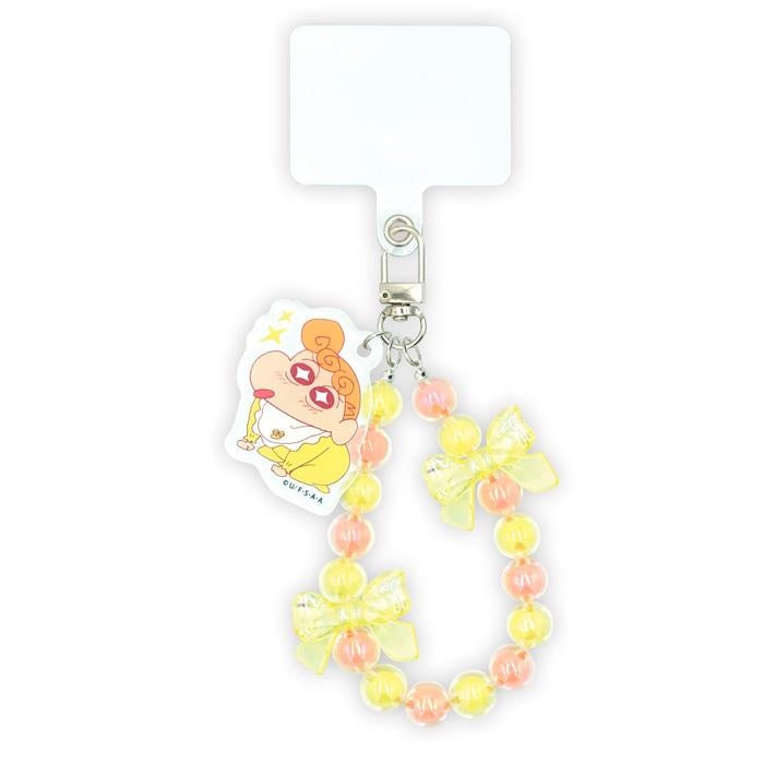 キャンディビーズキーチェーン ひまわり／シロ – クレヨンしんちゃん