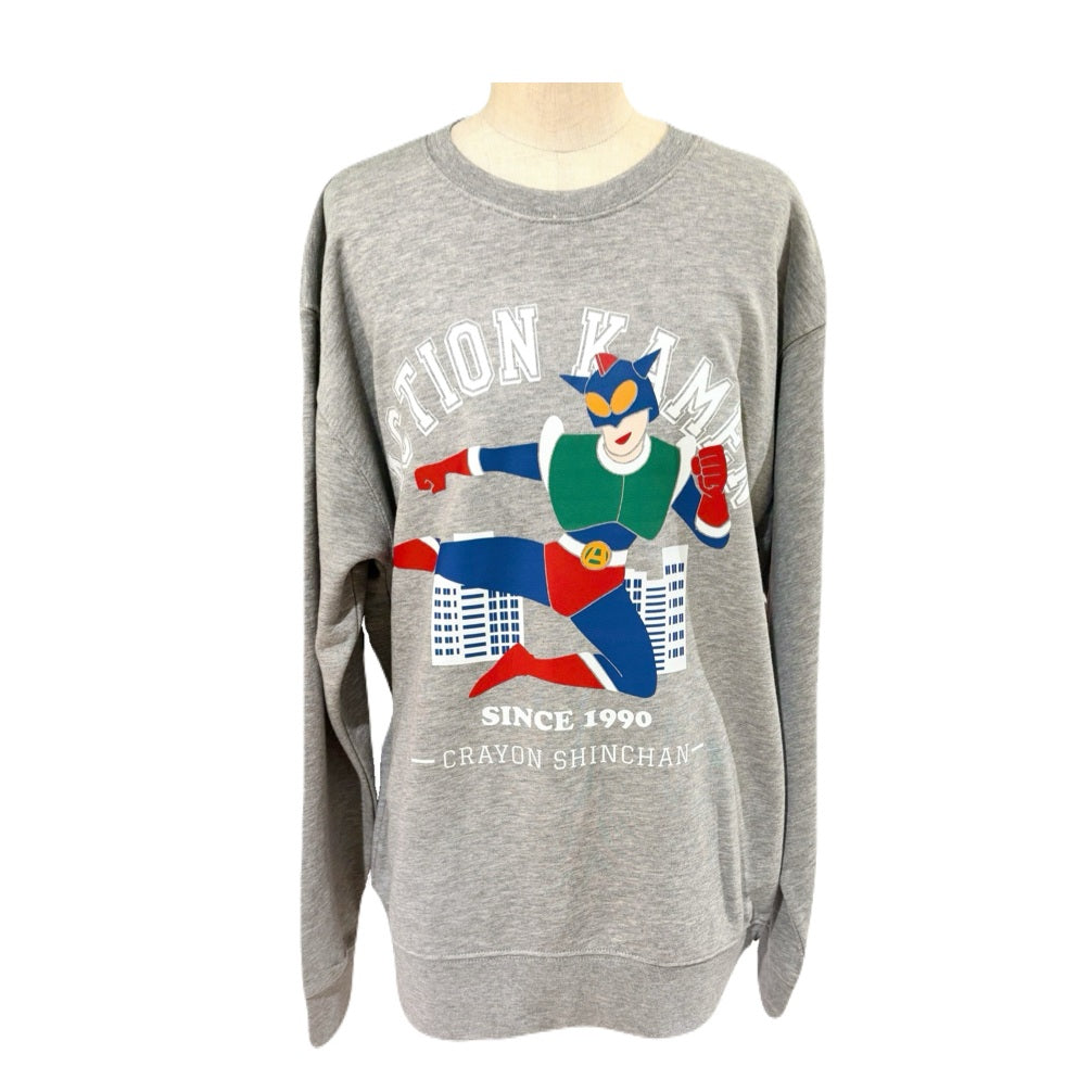 スウェット アクション仮面／ぶりぶりざえもん ロゴ／カンタム・ロボ