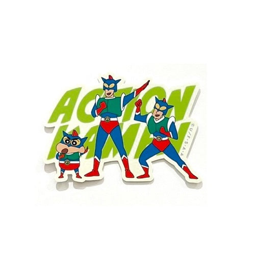 キャラクターステッカー アクション仮面 ポーズ KY1693